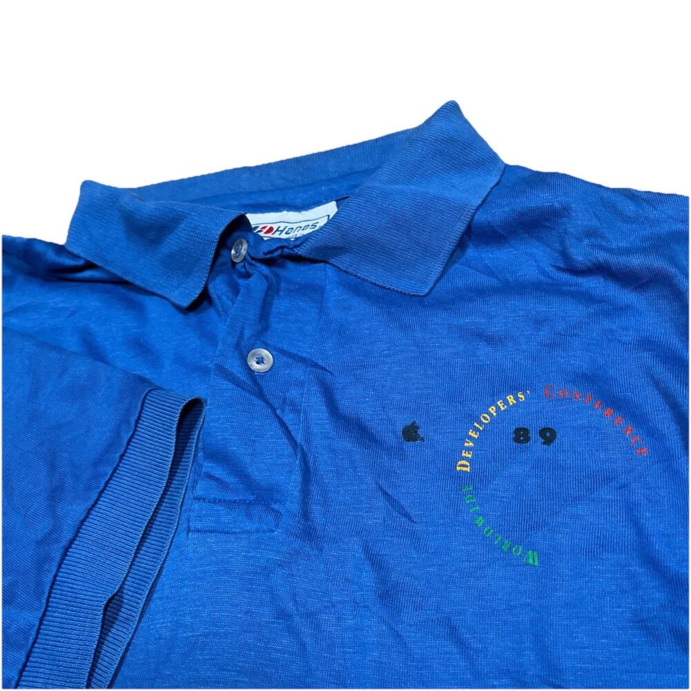 Vintage Apple WWDC Developers Conference 1989 Polo Shirt DevCon Computers Rare